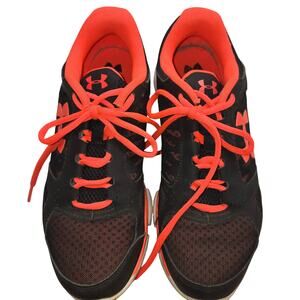 Under Armour 8.5 Women's Tennis Shoe Orange Athletic Sneaker